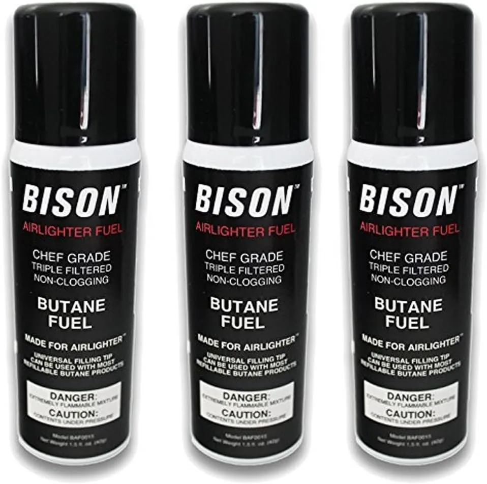 Bison Airlighter Portable Firestarter with BONUS 3 Refills