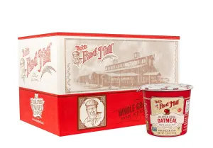 Bob's Red Mill Apple Cinnamon Oatmeal Cup, 1 cup (Pack of 12) - Non GMO, Whole Grain, Kosher