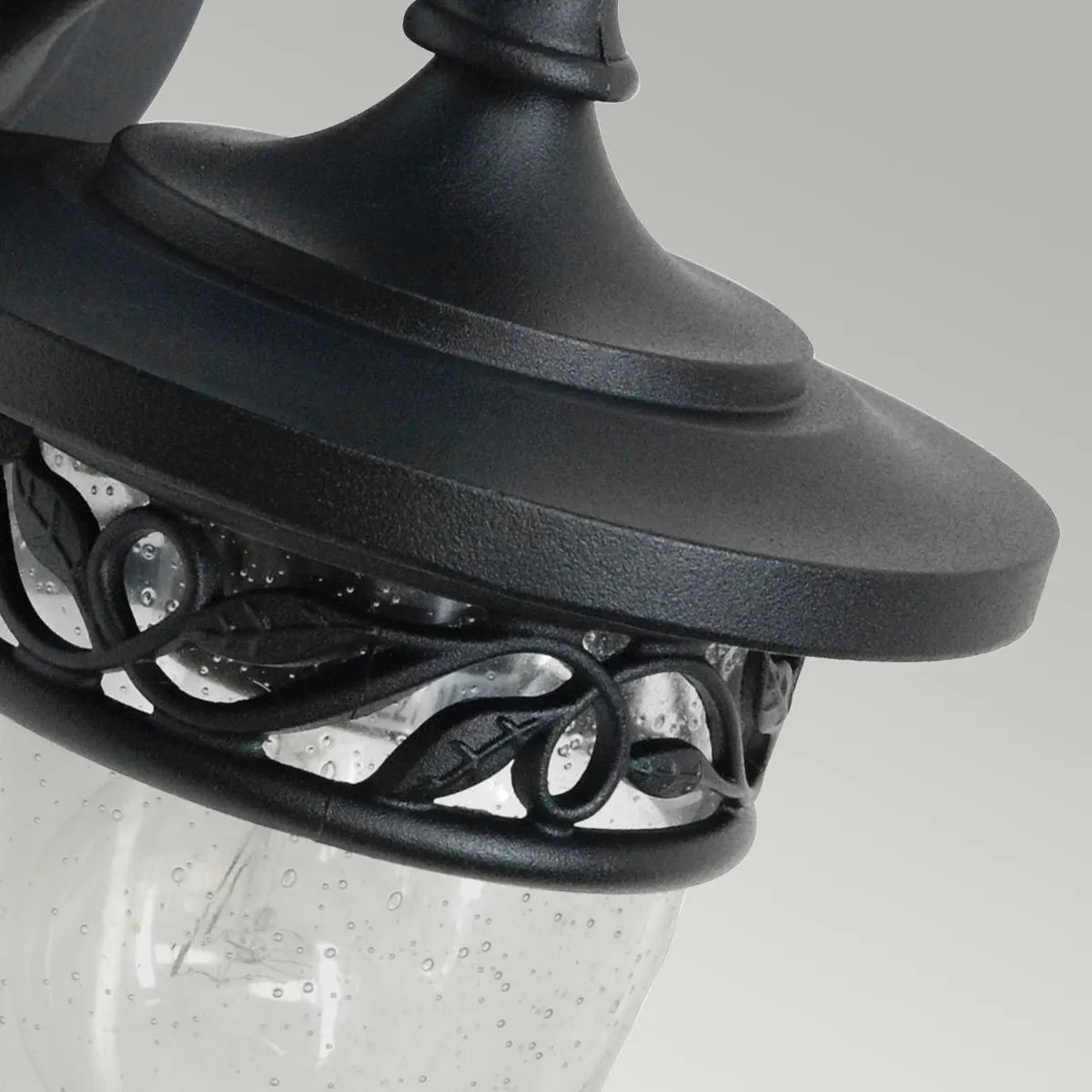 Burford 1 Light Wall Lantern | Black