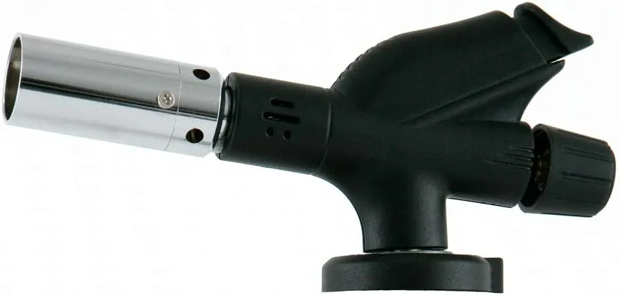 Butane Torch Lighter Combo w/ 4 x 8 oz. Butane Fuel, Refillable Kitchen Cooking Torch for Brulee, Desserts, Baking, Cafe, Hotel & Restaurant, Home Necessities & Kitchen Essentials by Chef Master 90014