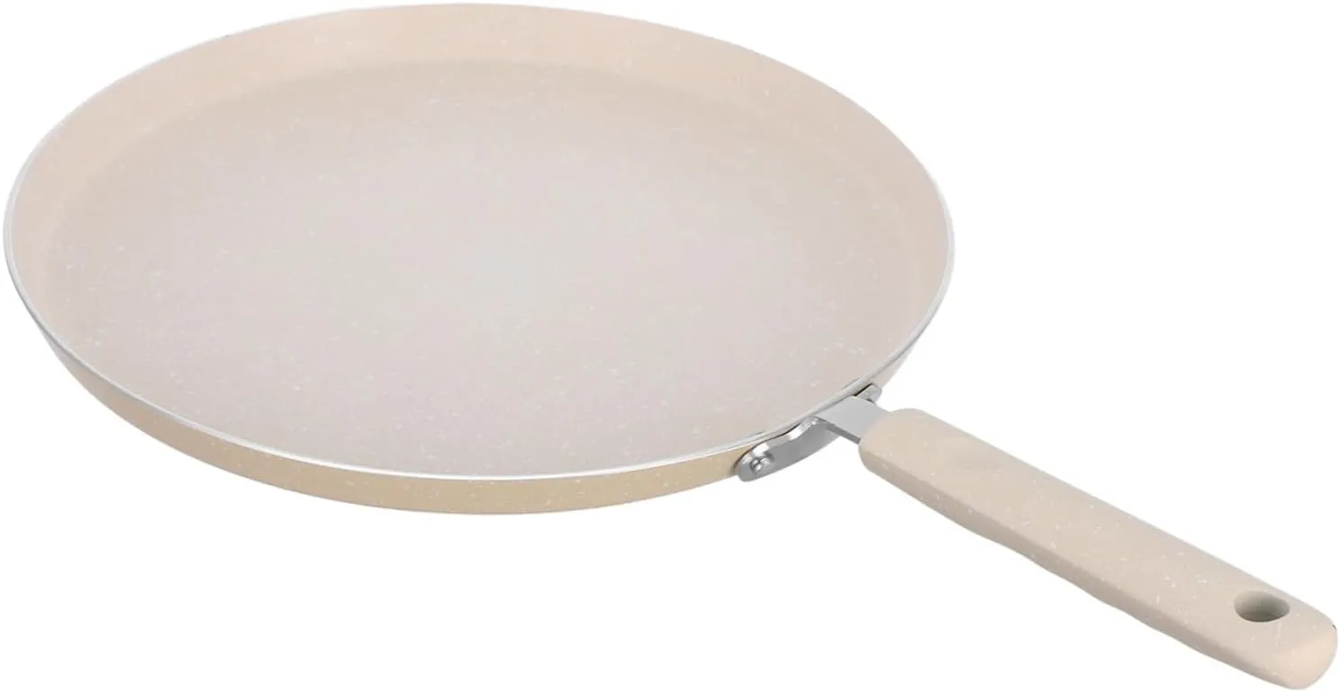 Cabilock Thick Bottom Cooking Pan Non-stick Outdoor Cooking Pot for Steak Omelets Pancakes Easy to Store Carry for Camping