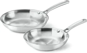 Calphalon Classic Stainless Steel Cookware, Fry Pan, 2-piece