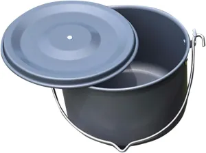Camping Cooking Pot Lightweight Aluminum Non-Stick Picnic Hanging Pot for Outdoor Camping Trips