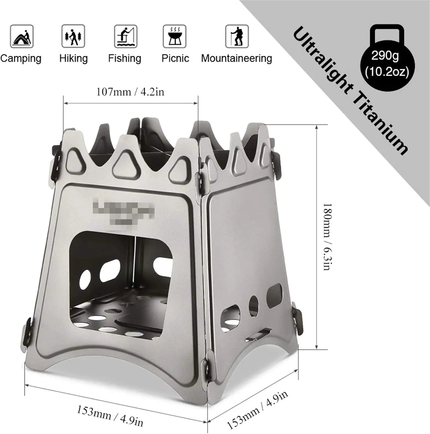 Camping Cooking Set Pot and Pans Non Stick Cookware Kit with Stove for Trekking and Camping Utensil Gear Traveling Pan Set with for Outdoor Camping Hiking Picnic