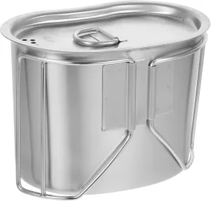 Camping Cooking Tool Gadget Portable Pot Stainless Camping Cookware Lunch Box