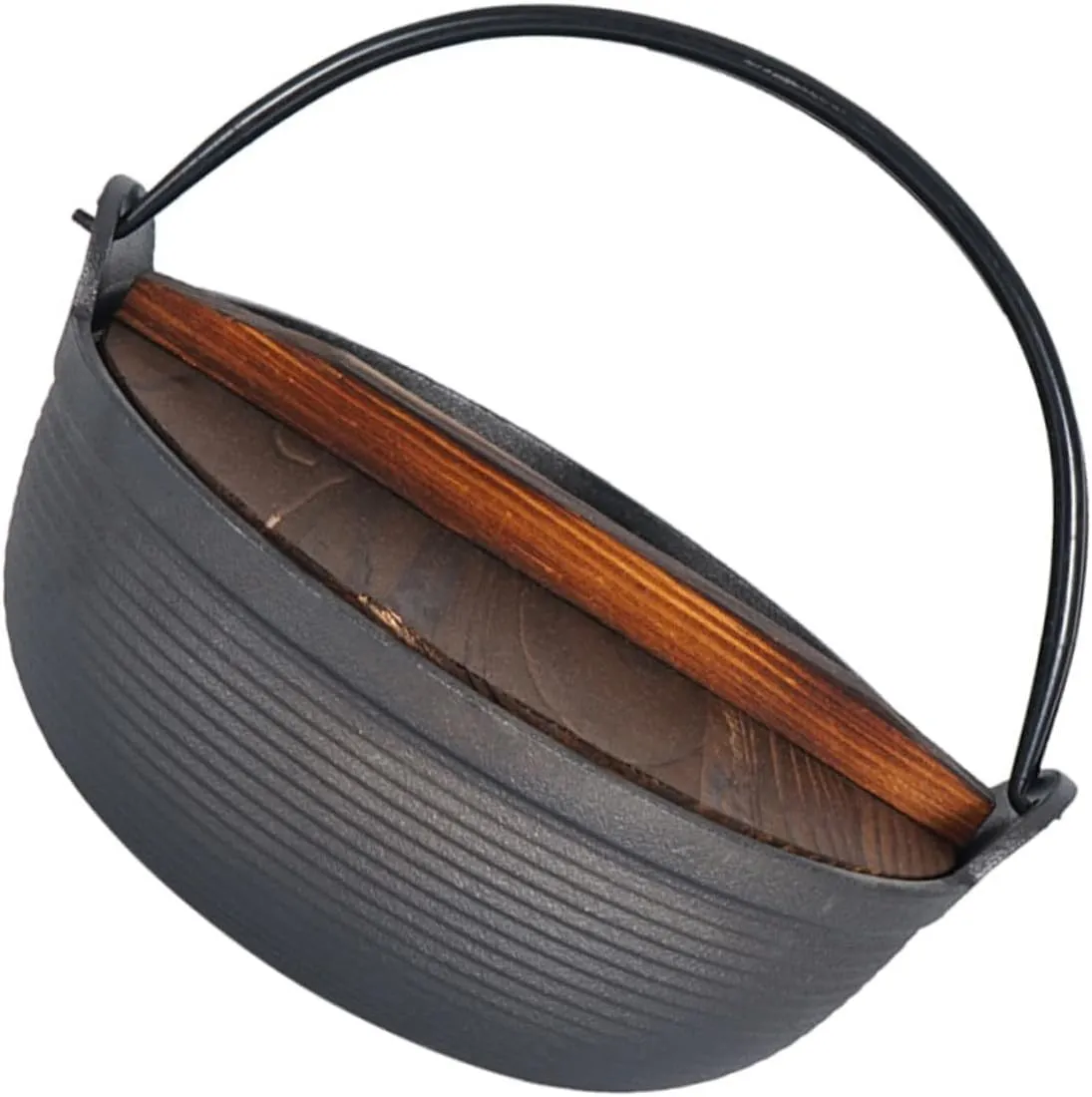 Camping Cookware Cast Iron Pan Soup Pot Outdoor Cooking Portable Durable for Camping Hiking