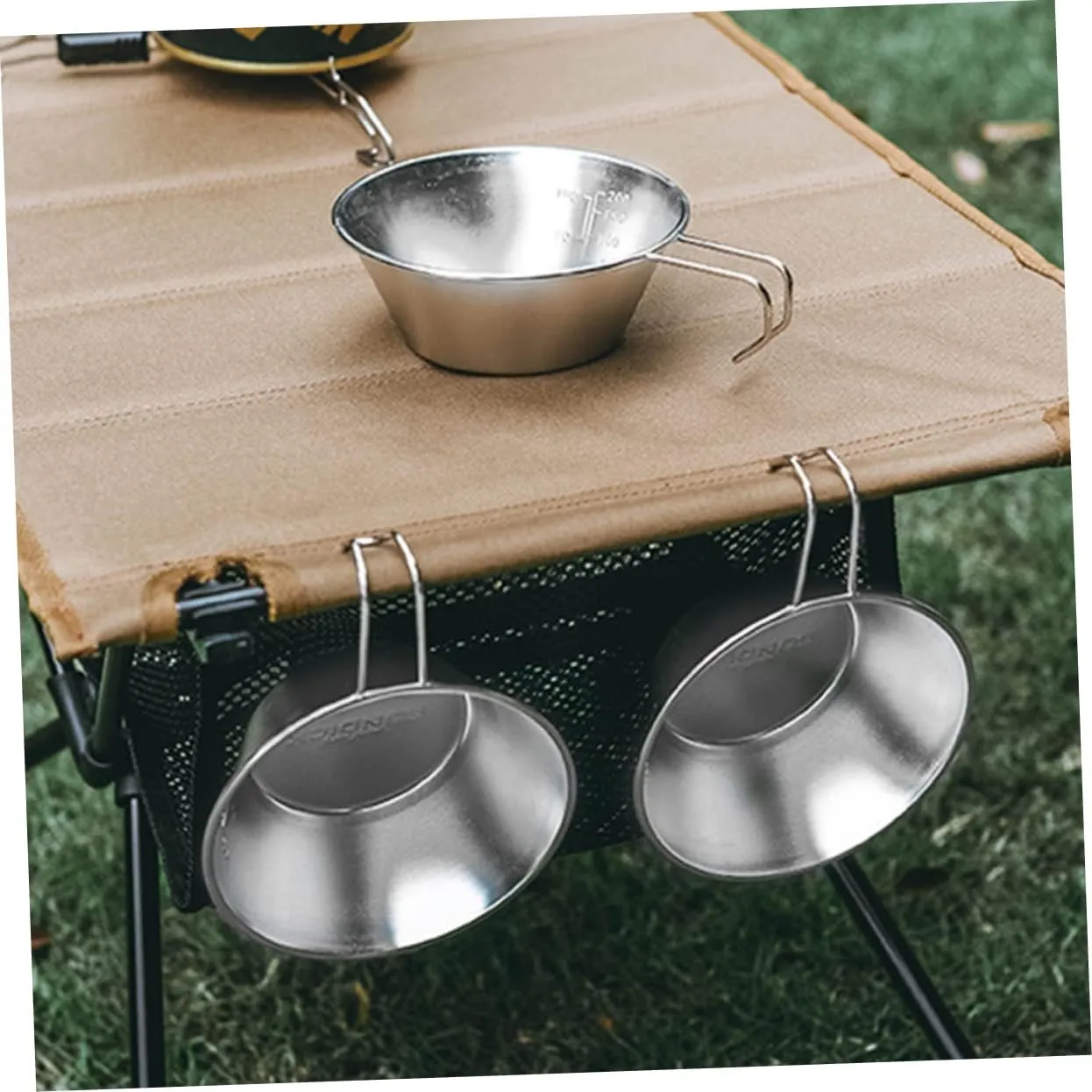 Camping Cookware Cups Outdoor Camping Foldable Bowl Water Portable Camping Mug Camping Accessories