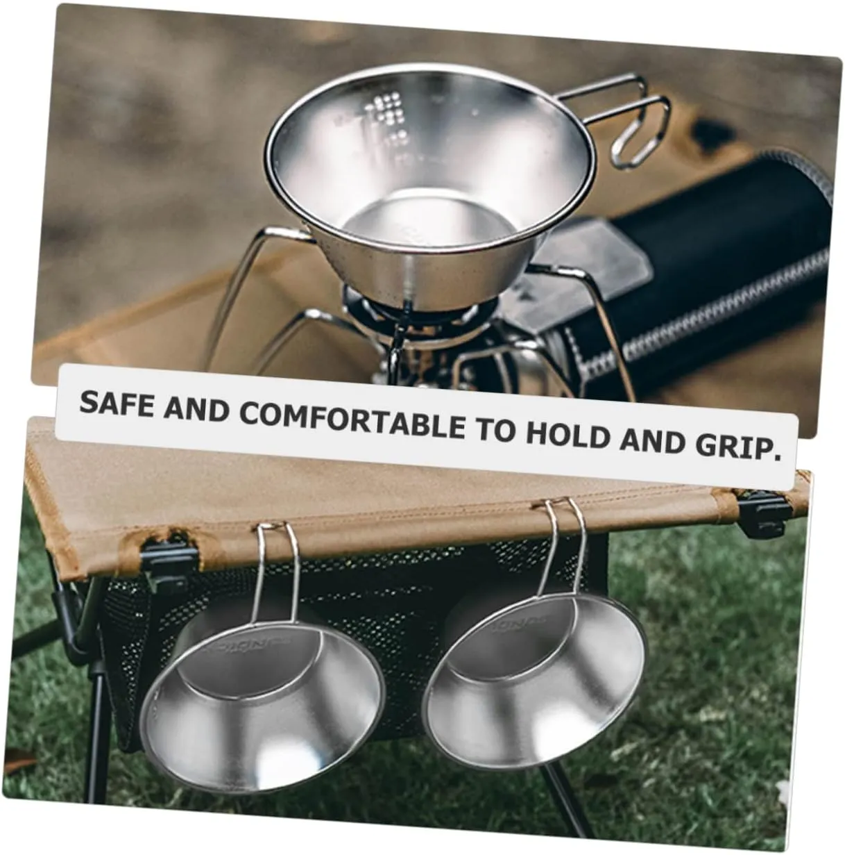 Camping Cookware Cups Outdoor Camping Foldable Bowl Water Portable Camping Mug Camping Accessories