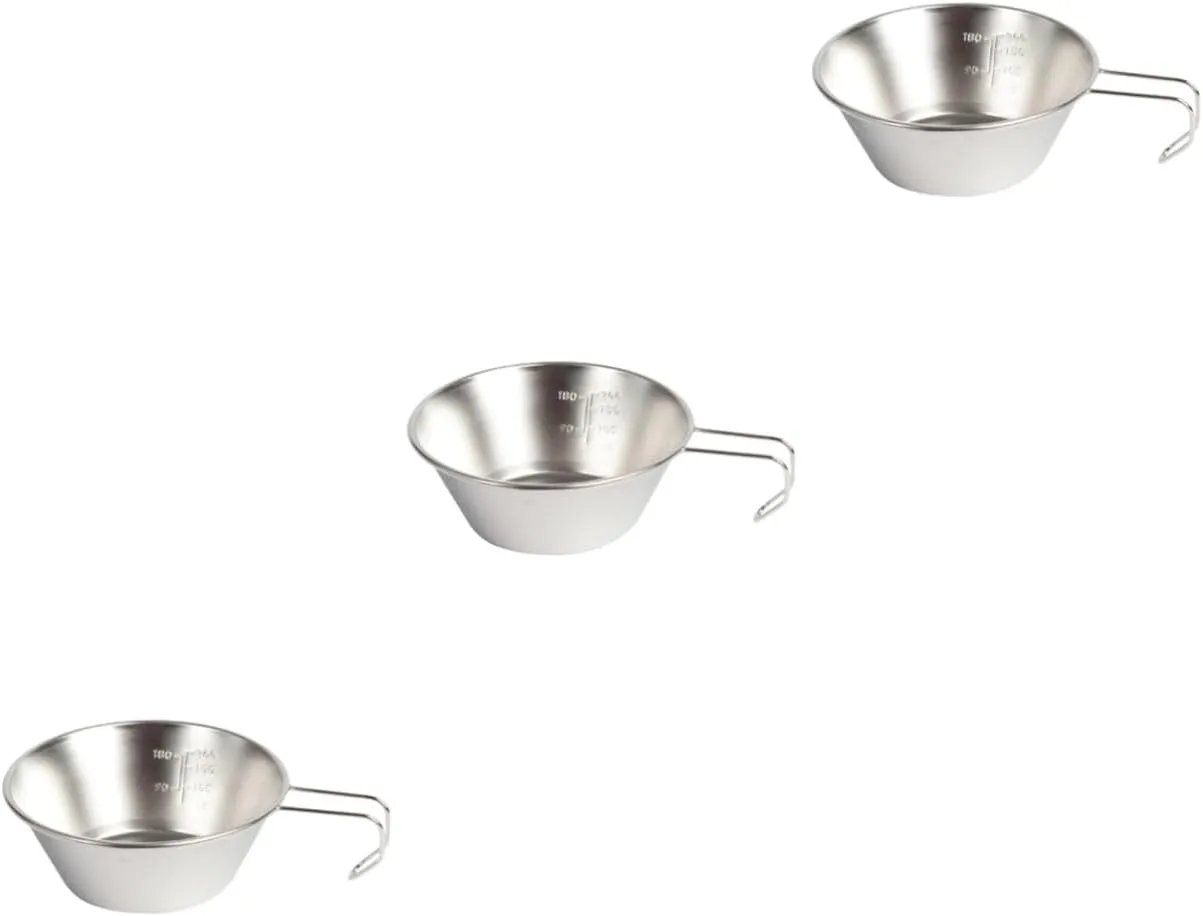Camping Cookware Cups Outdoor Camping Foldable Bowl Water Portable Camping Mug Camping Accessories