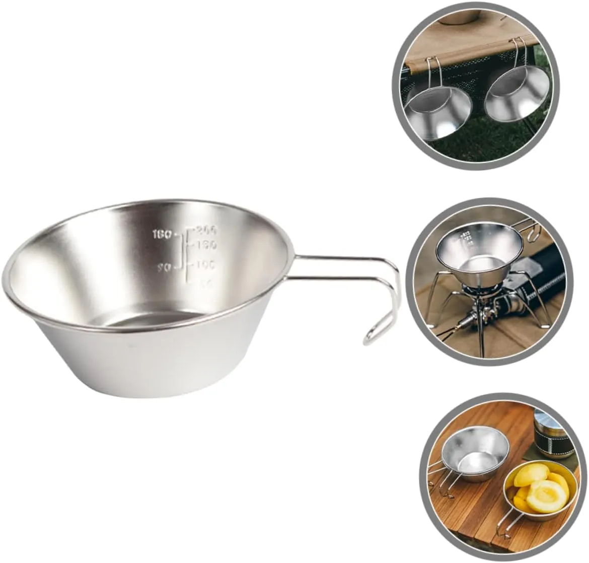 Camping Cookware Cups Outdoor Camping Foldable Bowl Water Portable Camping Mug Camping Accessories