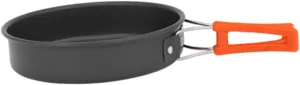 Camping Frying Pan Cooking Pot Lightweight Versatile Egg Pan Easy Clean Camping Skillet Cookware for Travel Outdoor Kitchen, S