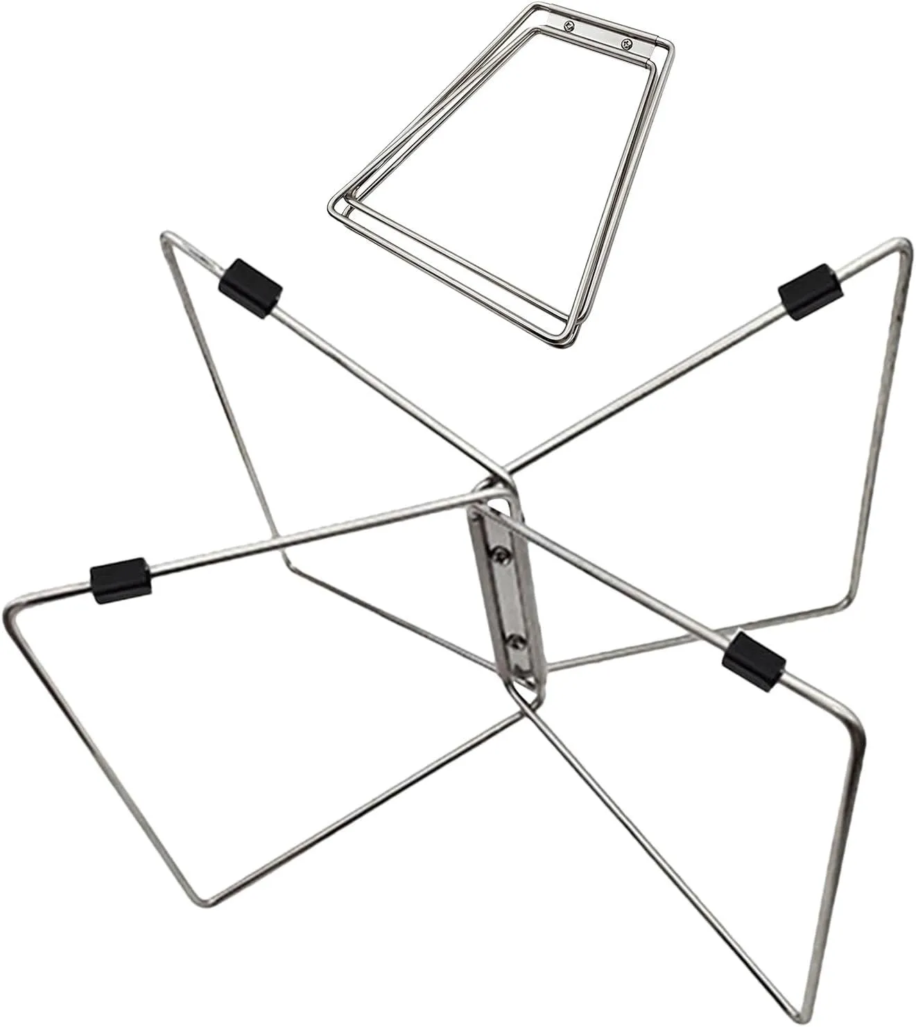 Camping Storage Box Stand - Folding Cooler Stand | Anti-Moisture Camping Box Stand | Lightweight Suitcase Rack Stand Cooler | Quick Unfold Box Stand with Non-Slip Mat Carry Bag for Hiking