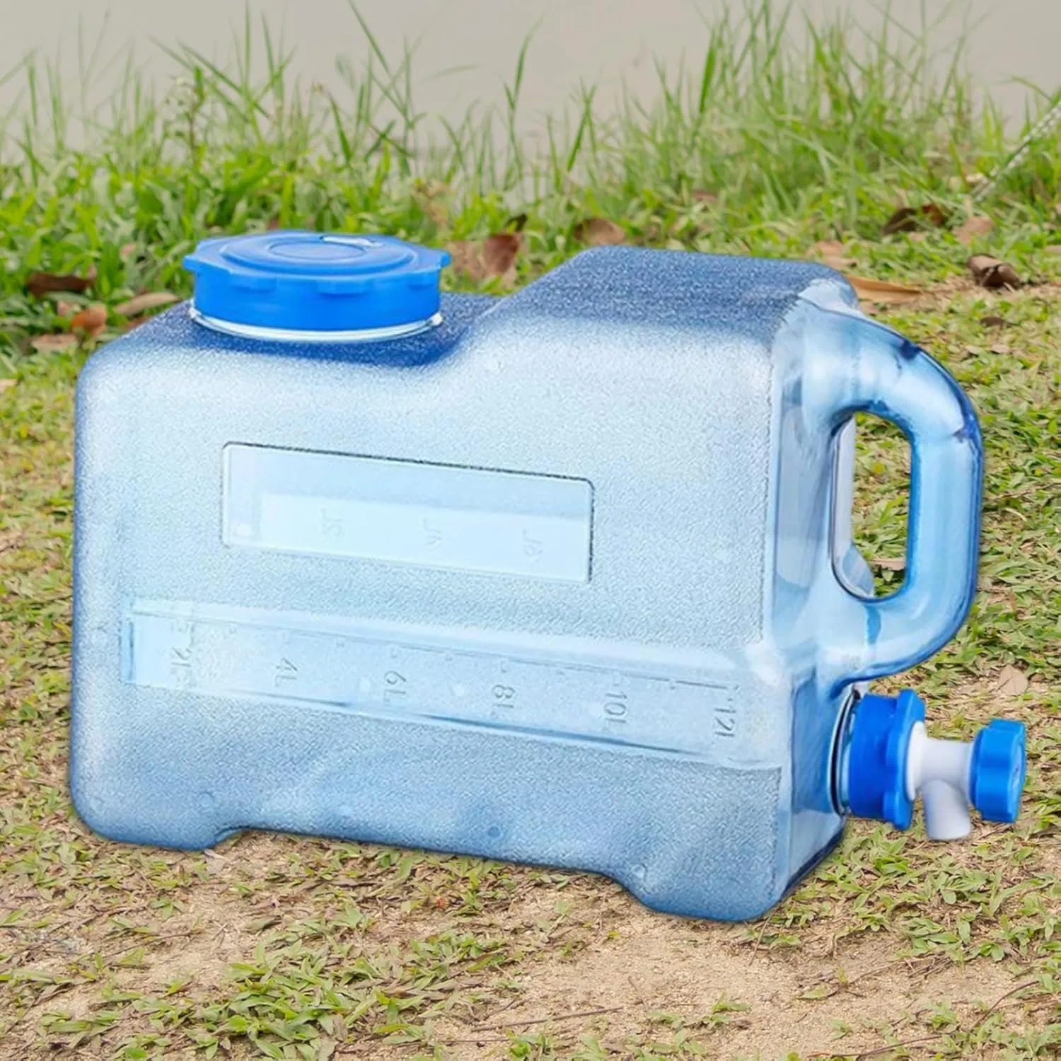 Camping Water Container Water Carrier Large Capacity Water Tank with Faucet Water Storage Jug for Driving Emergency Fishing