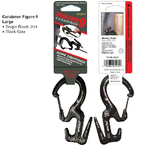 Carabiner Figure 9 Large, Black