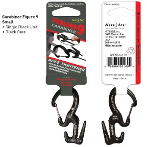Carabiner Figure 9 Small, Black