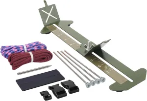 Catcan 2 in 1 Paracord Bracelet Jig, Paracord Bracelet Making Kit, Adjustable Length DIY Craft Monkey Fist Jig Tools 4" to 13" with Free Cord and Buckles