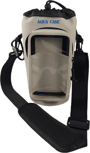 Cell Phone & Water Bottle Crossbody Grey Bag 100% Waterproof Floating Dry Bag Protection for Your Mobile Device During All Water Sports | Sling Carrier for Up to 34oz Travel Tumbler