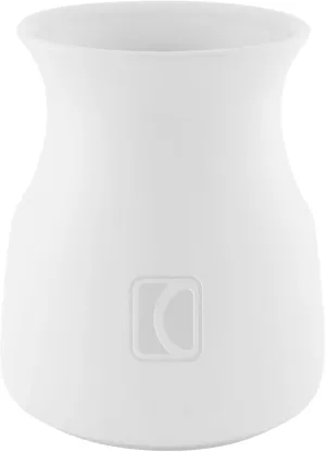 Chantal Ceramic Utensil Crock, 6.875", White