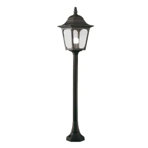 Chapel 1 Light Pillar Lantern | Black