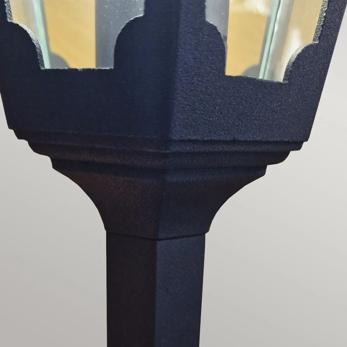 Chapel 1 Light Pillar Lantern | Black