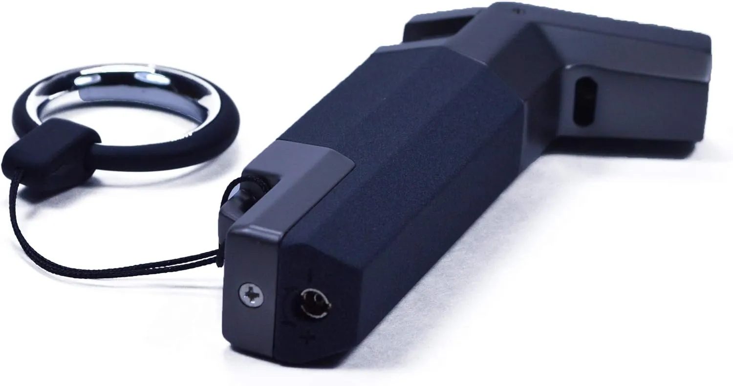 Charcoal Single Flame Torch Lighter - Adjustable Refillable Butane - Cigar Lighter - Cigarette Lighter, Camping, Paracord