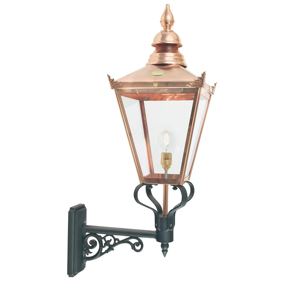 Chelsea 1 Light Grande Up Wall Lantern | Copper