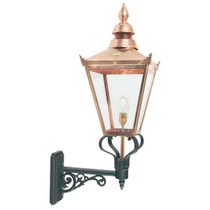 Chelsea 1 Light Grande Up Wall Lantern | Copper