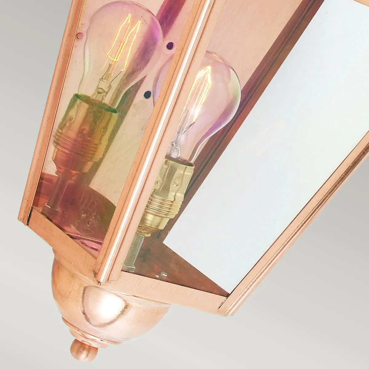 Chelsea 1 Light Half Lantern | Copper