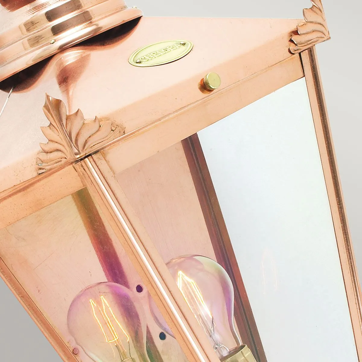 Chelsea 1 Light Half Lantern | Copper
