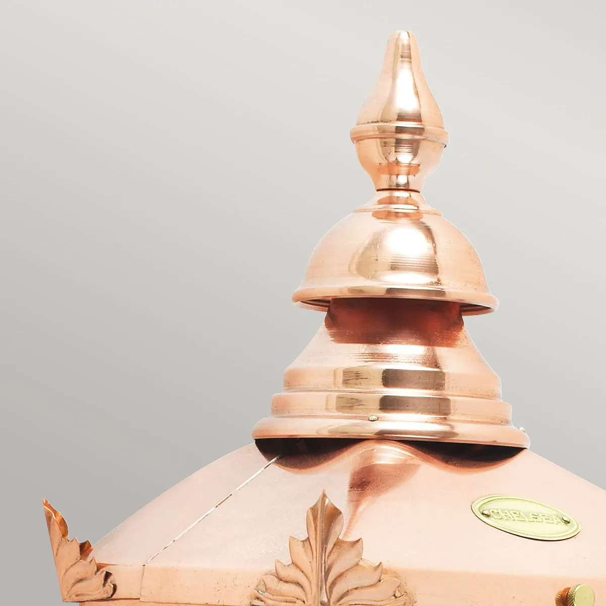 Chelsea 1 Light Half Lantern | Copper