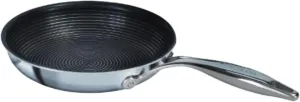 Circulon SteelShield C Series Stainless Steel Frying Pan 25cm - Induction Frying Pan with Hybrid Non Stick, Metal Utensil Safe & Dishwasher Safe Cookware