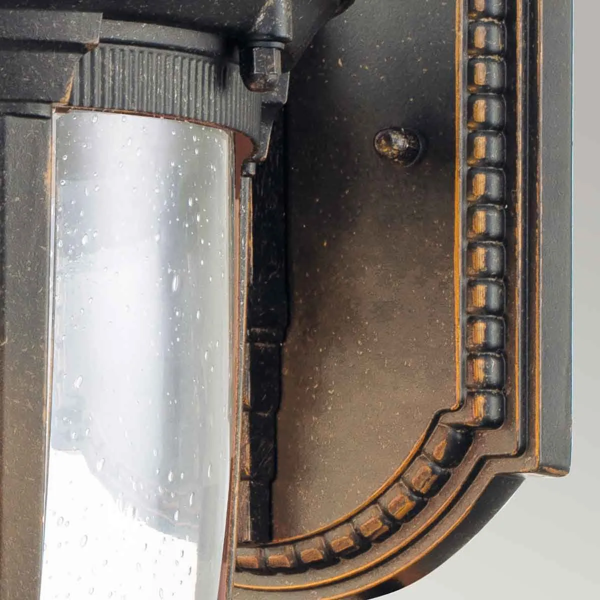 Cleveland 1 Light Medium Wall Lantern | Weathered Bronze