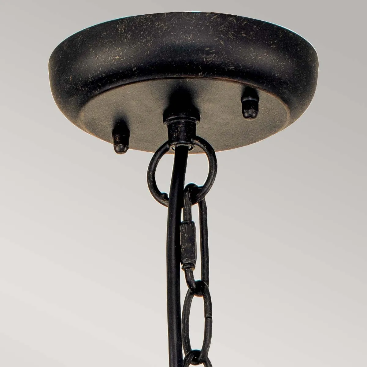 Cleveland 1 Light Small Chain Lantern | Weathered Bronze