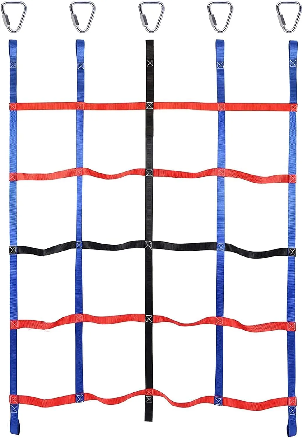 Climbing Net, Heavy Duty Climbing Cargo Net Rope Ladder, Outdoor Cargo Webbing Net for Playground Climbing Games