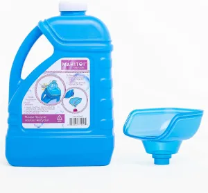 Colorful Zillion Bubble Solution Refill 64 OZ, Non-Toxic Premixed Bubble Refill Solution No Mixing or Measuring Required, Bubbles for Kids, Bubble Machine Solution, Giant Bubbles with Wand