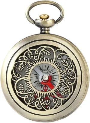 Compass Hiking, Retro Portable Flip CoverCompass Camping Boating Survival Navigation Compass for Outdoor Activities Compass