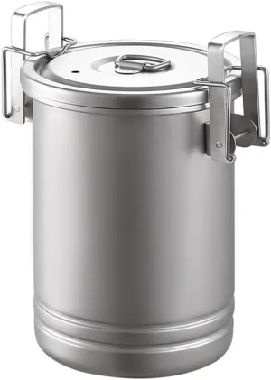 Cooking Pot Stainless Steel Camping Cookware Cooking Accessory Shallow Pot for Boiling Steaming Even Heat Distribution