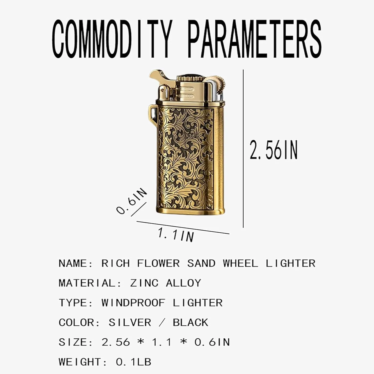 Cool Creative Design Butane Torch Lighters Refillable Novelty Lighter for Fireplace Candle Camping BBQ (Without Gas) (07)