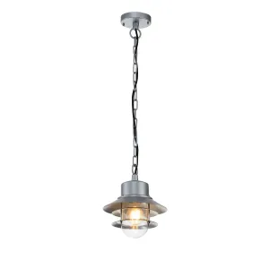 Copenhagen 1 Light Chain Lantern | Silver
