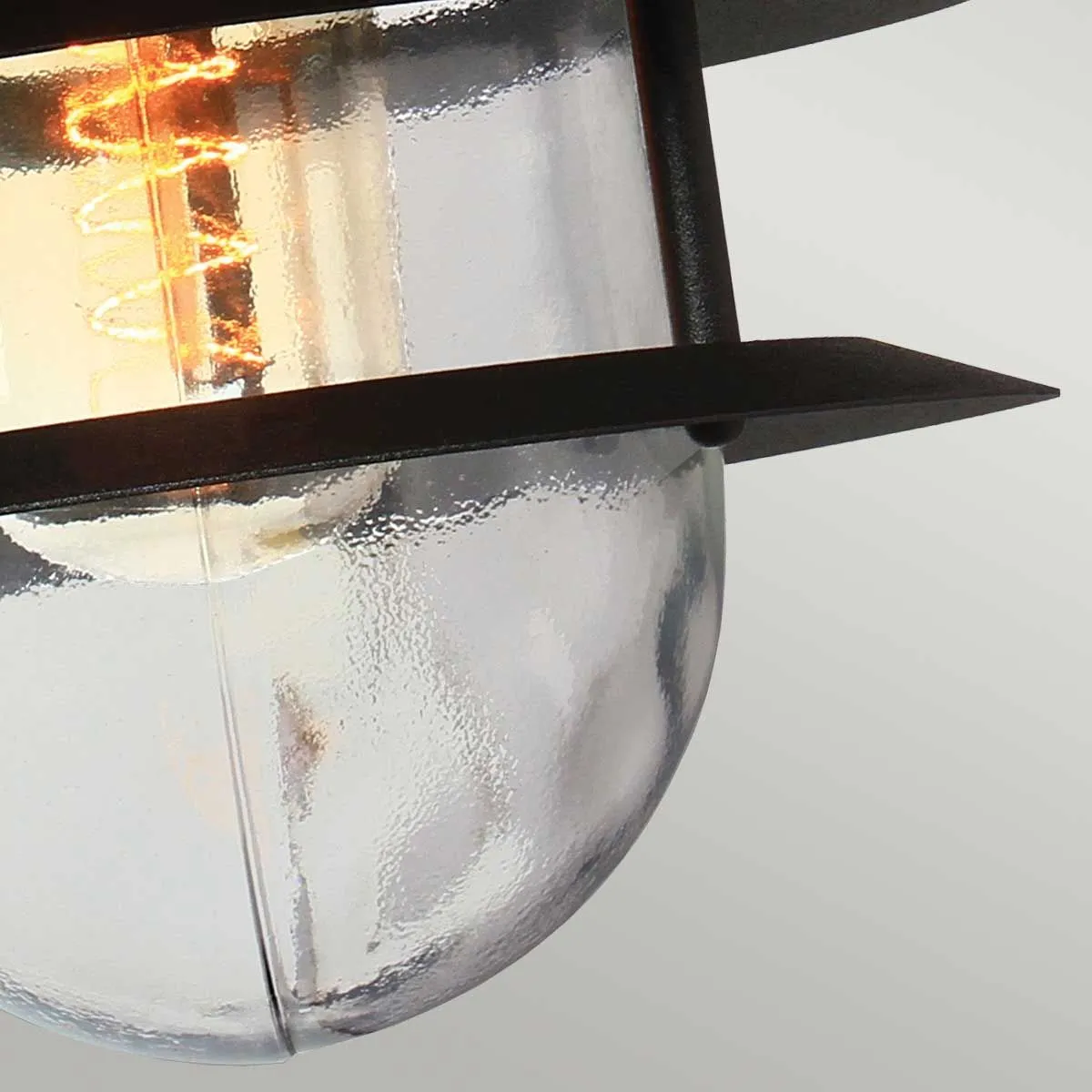 Copenhagen 1 Light Wall Lantern | Black