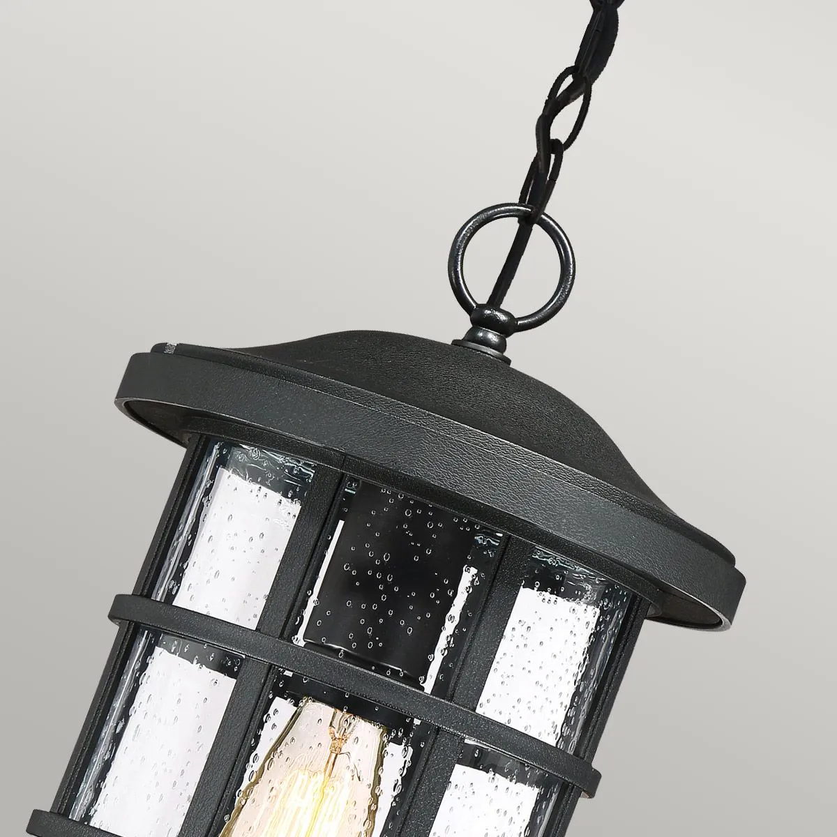 Crusade 1 Light Chain Lantern | Earth Black
