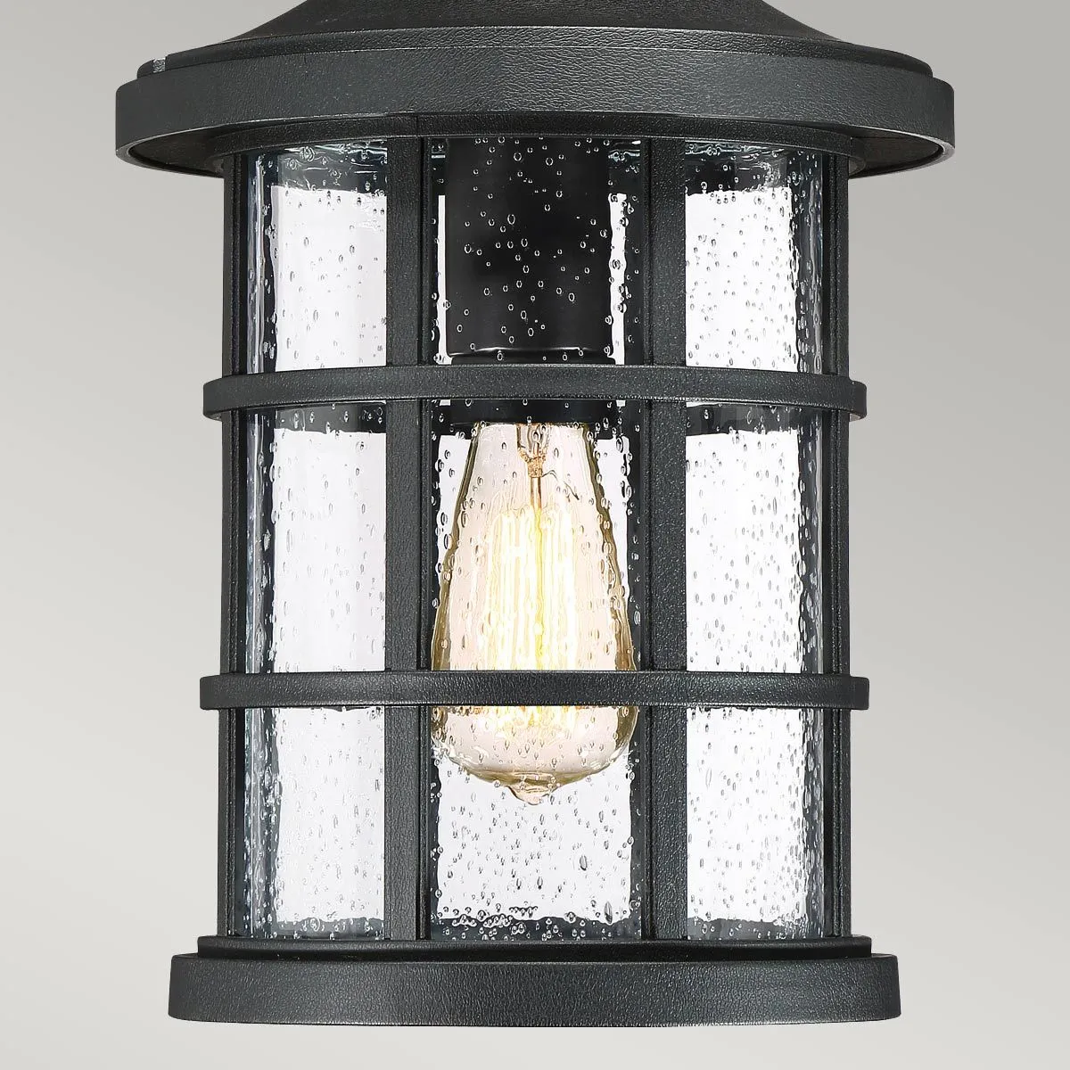 Crusade 1 Light Chain Lantern | Earth Black