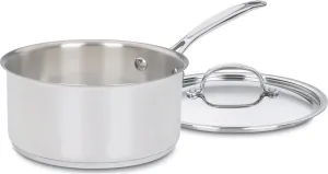 Cuisinart Saucepan w/Cover, Chef's-Classic Stainless Steel Cookware Collection, 3-Quart, 7193-20