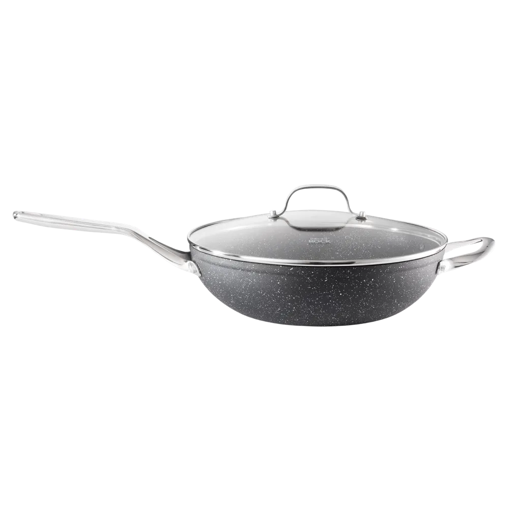 Cuisine::pro® IRONROC Wok with Lid 12"