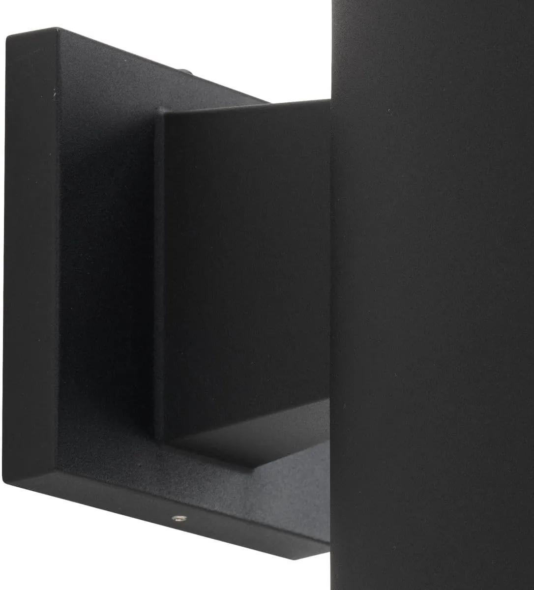 Cylinder Collection 5" Modern Outdoor Wall Lantern Light Black