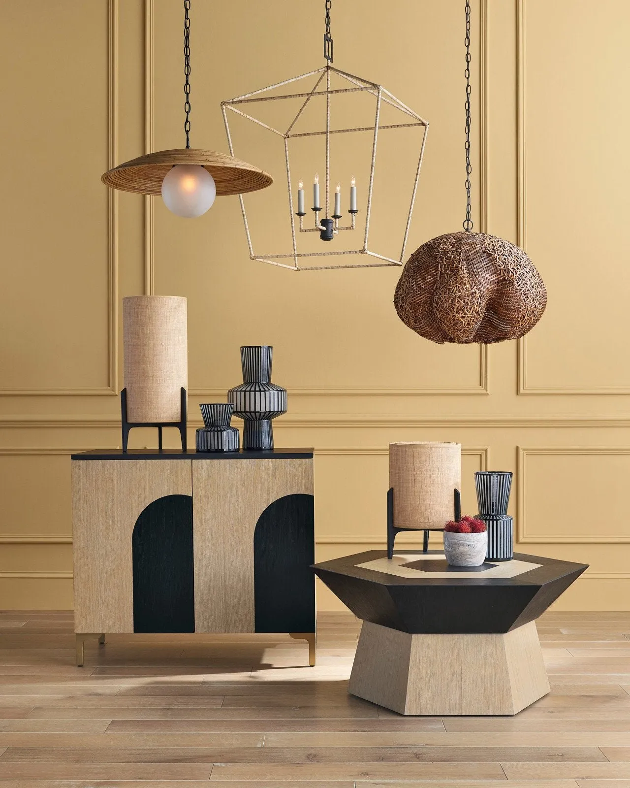 Denison Large Natural Lantern
