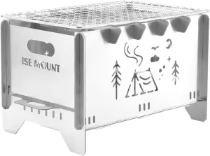 Detachable Stainless Steels Wood Fire Stove Portable Wind-proof Picnics Stove Furnaces Cooking Gas Burners Wood Burners