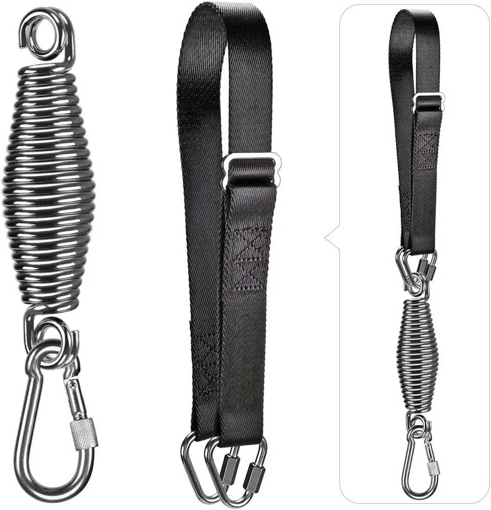 Dolibest Punching Bag Hangers Strap, Heavy Bag Strap Hanger for Home Gym Training Workout Fitness Conditioning Pull Ups and Dips Exercises Equipment