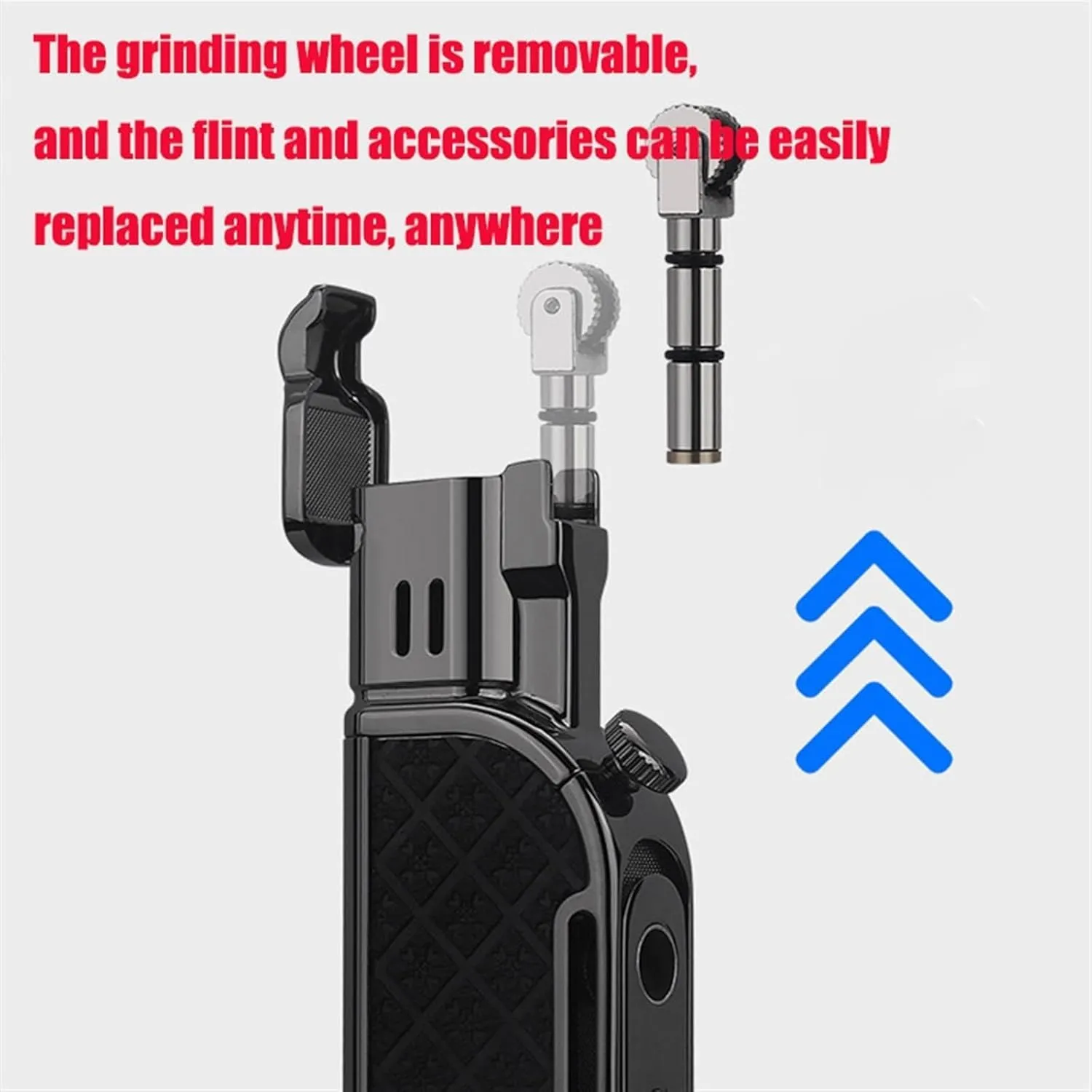Dual Flame Torch Lighter Windproof Butane Lighter with Tri-Mode Flame Control (Soft/Jet/Dual) & Visible Fuel Window, Refillable Outdoor Survival Gear with Ergonomic Grip(#1)
