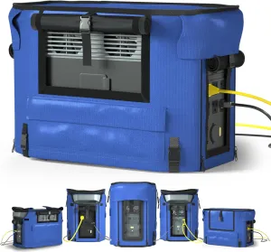 EF ECOFLOW DELTA 2 Protective Cover,Portable Power Station Cover,Generator Covers,1680D 400D Double-layer Production,Can be Used During Operation,Suitable for Camping and Home Use.(patent)